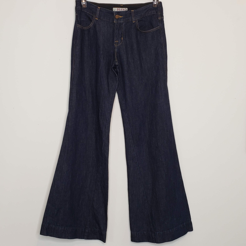 J Brand Kat wide leg flare jeans, 33 inseam